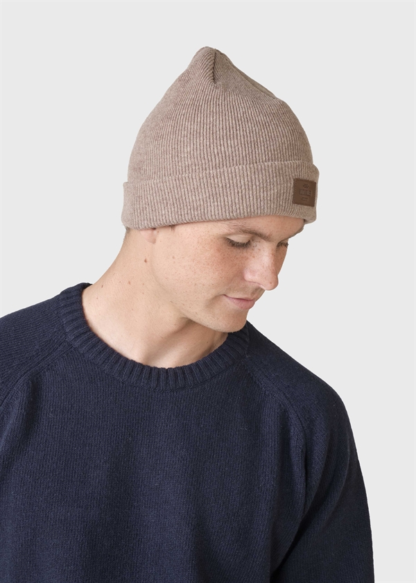 Klitmøller Collective - Men's, Rib Beanie - Sand